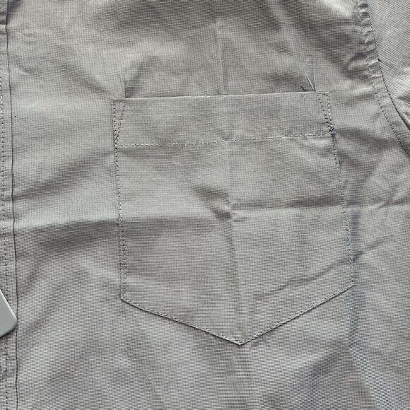 MICHAEL BRANDON BUTTON DOWN SHIRT MEN LARGE BLUE LONG SLEEVE COLLARED SOFT TOUCH - Picture 4 of 10